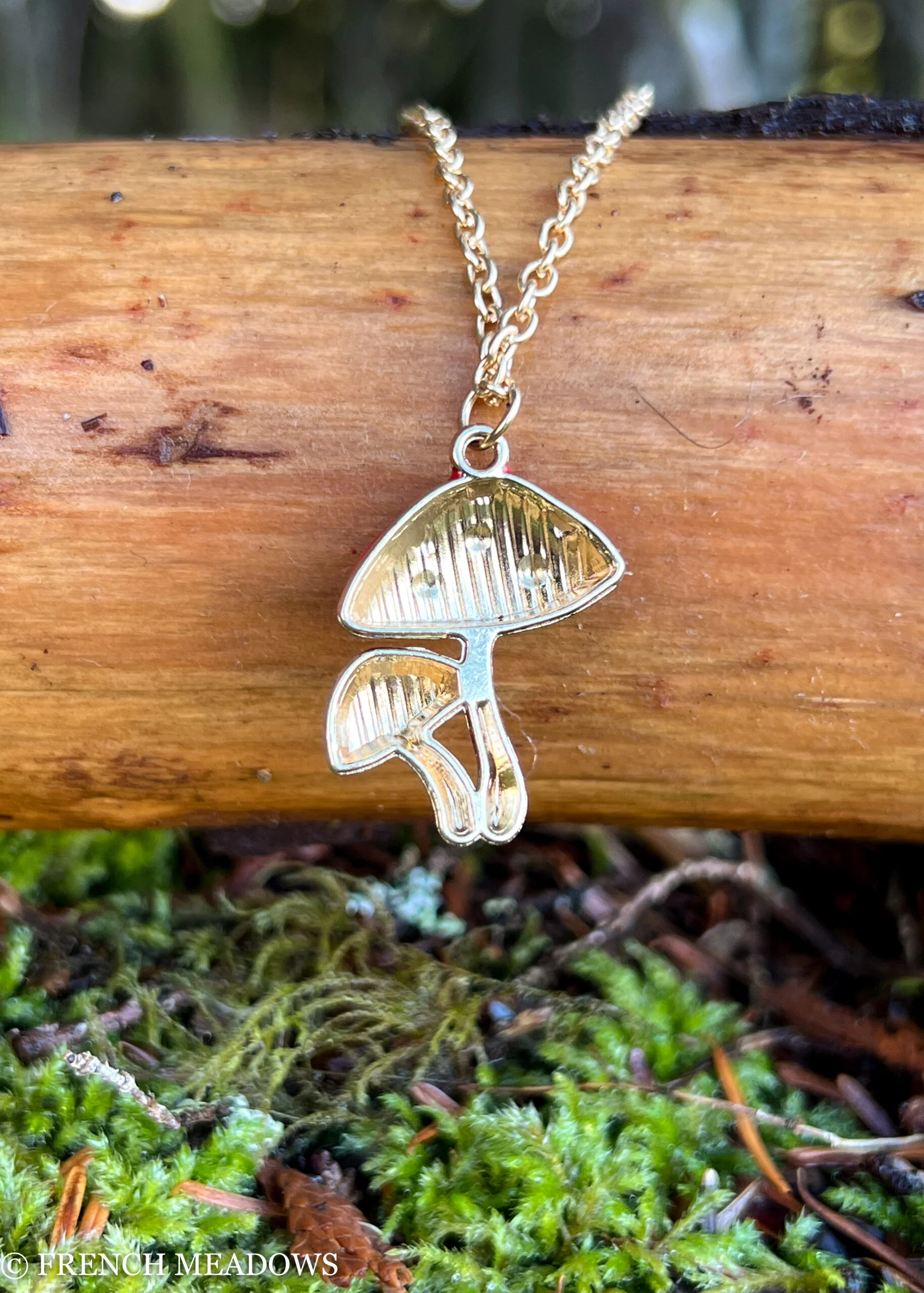 Amanita Mushroom Necklace - Image 4