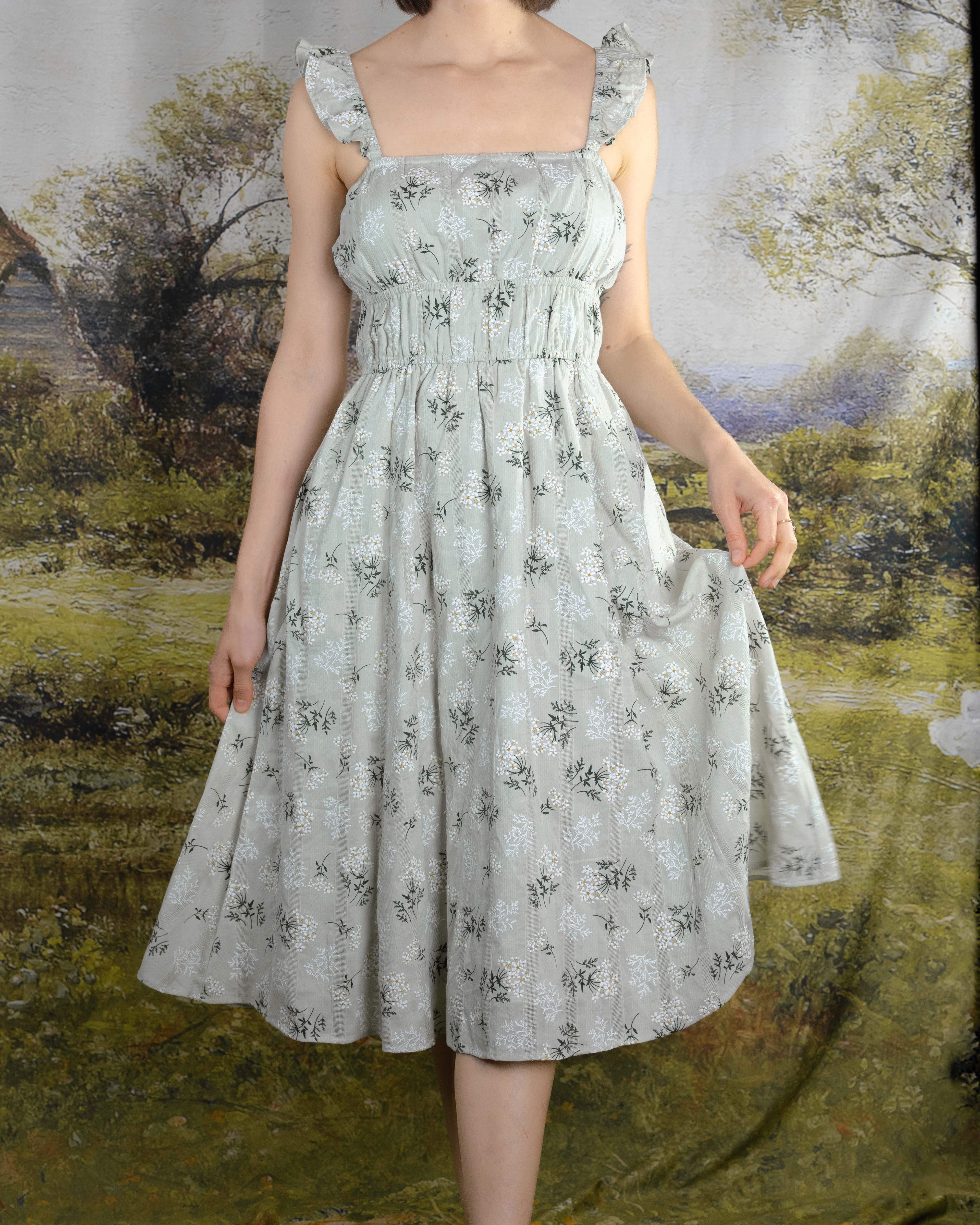 Floral Milkmaid Dress - Image 11