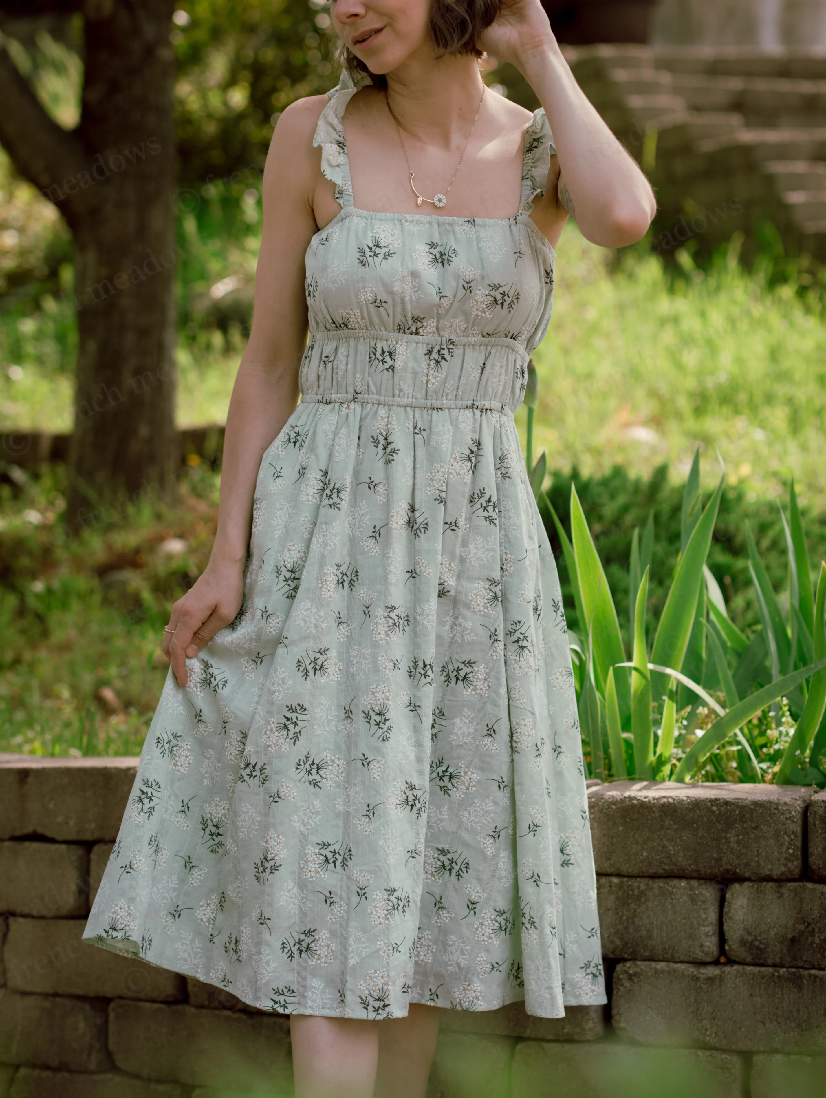 Floral Milkmaid Dress - Image 4