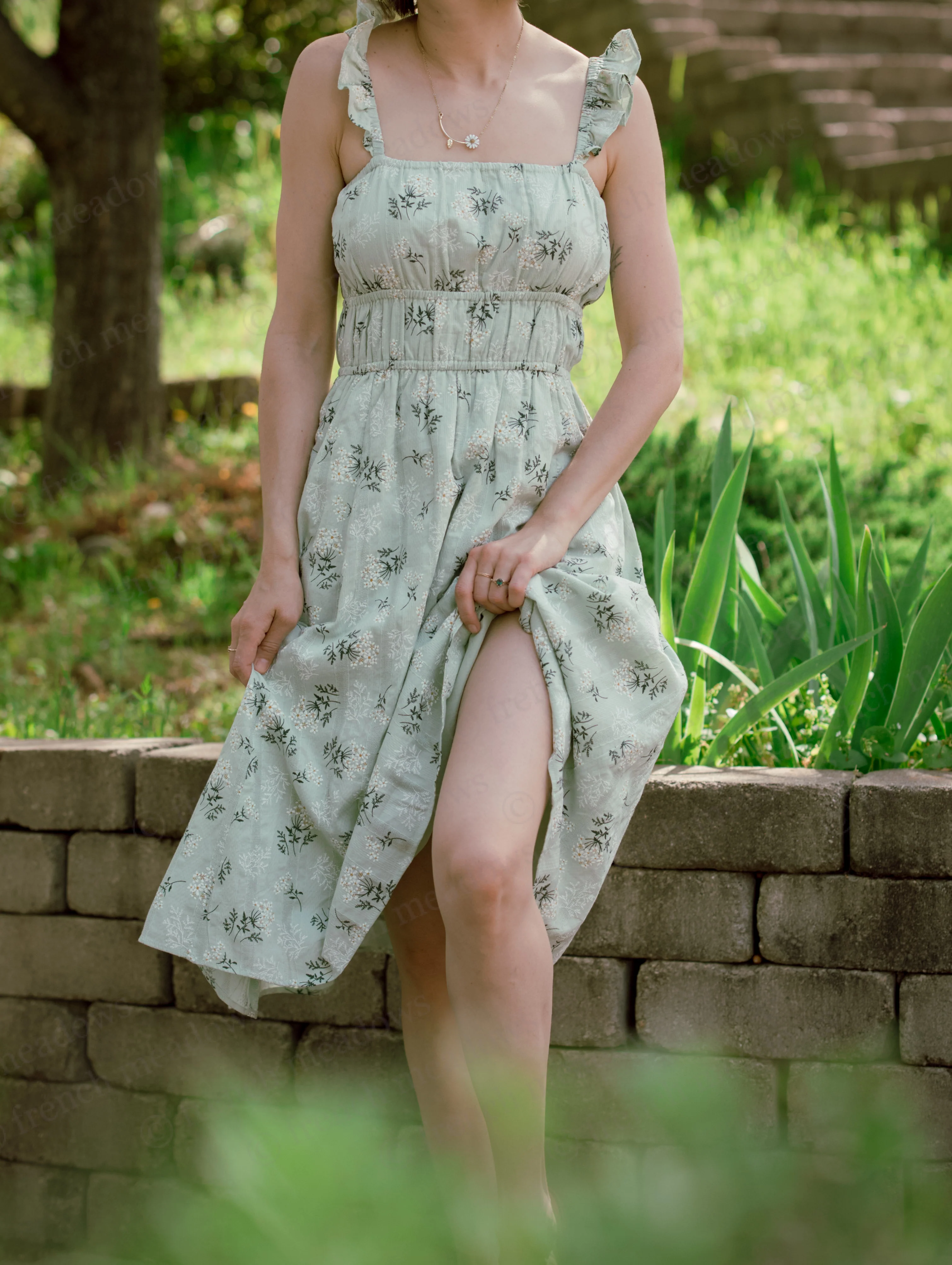 Floral Milkmaid Dress - Image 5