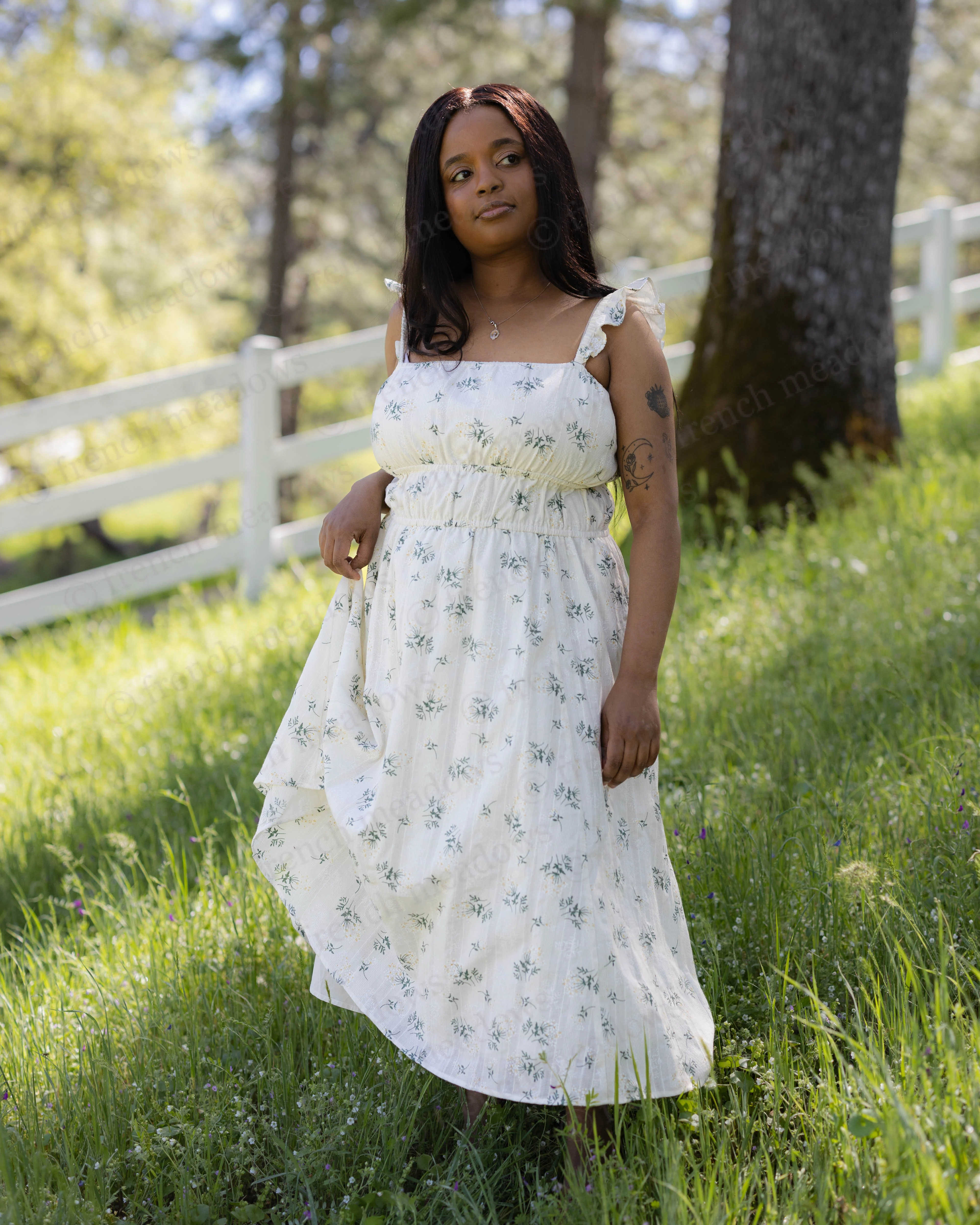 Floral Milkmaid Dress - Image 6