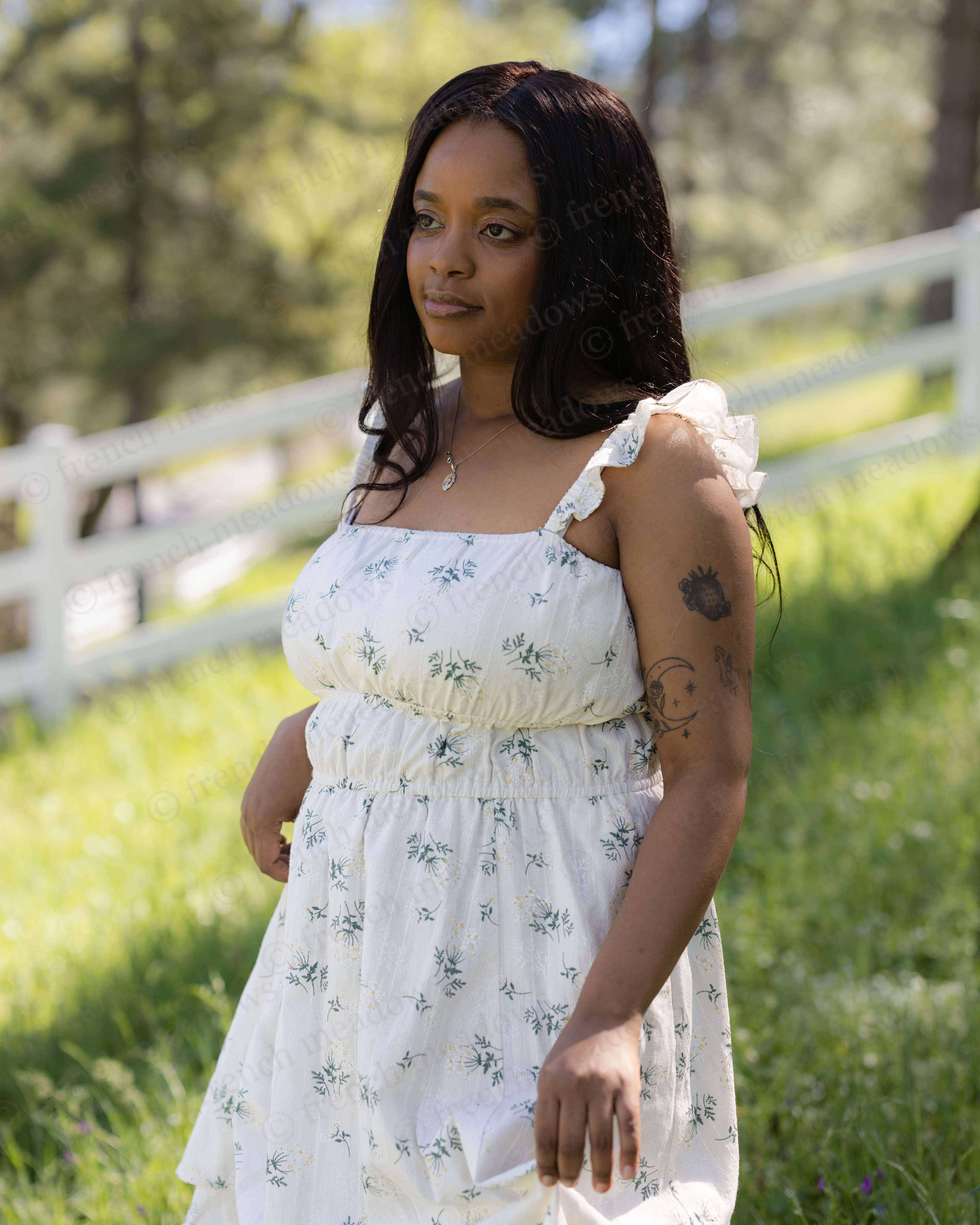 Floral Milkmaid Dress - Image 7