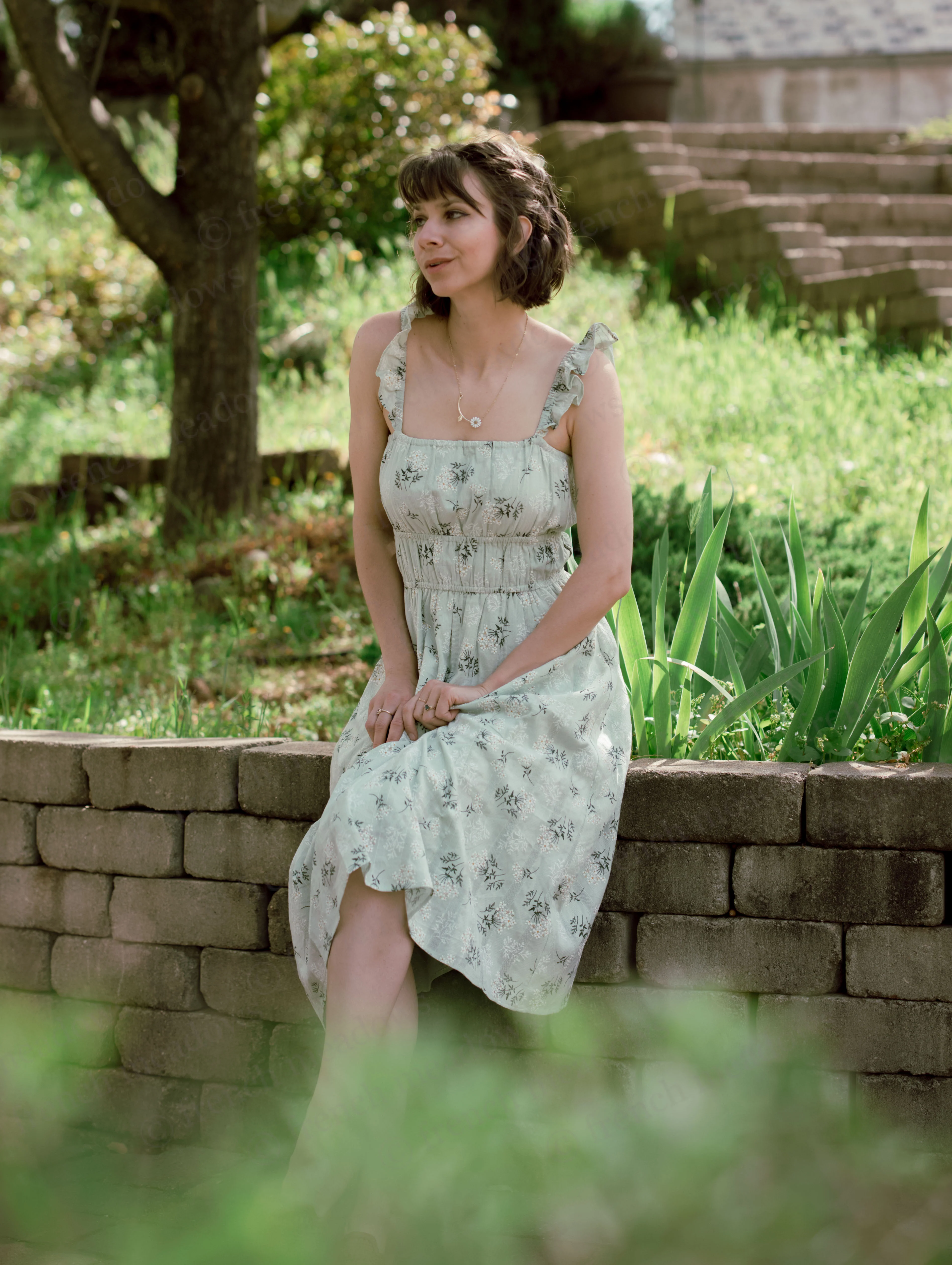 Floral Milkmaid Dress - Image 8