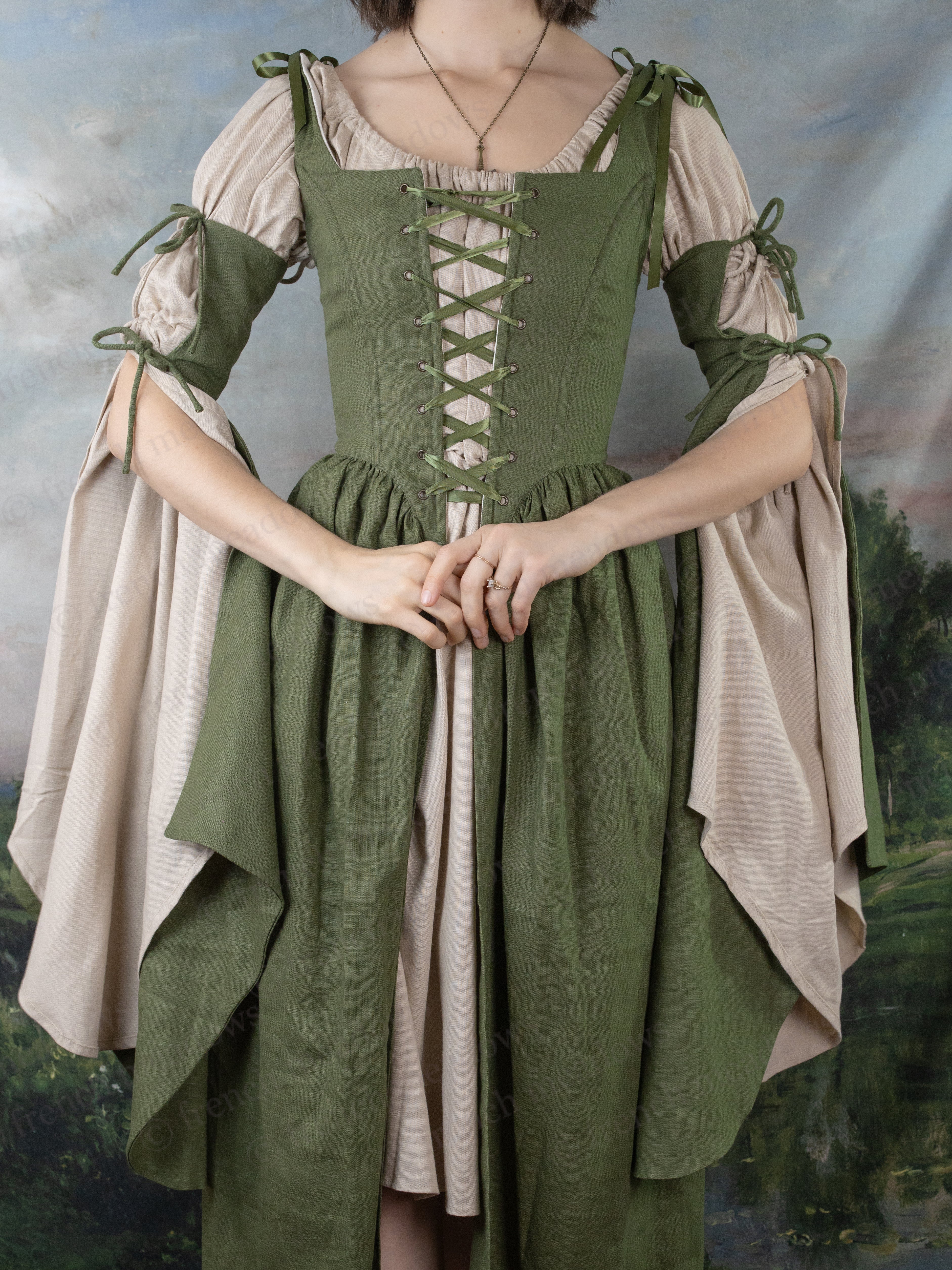 Ivy Green Corset Dress - Image 14