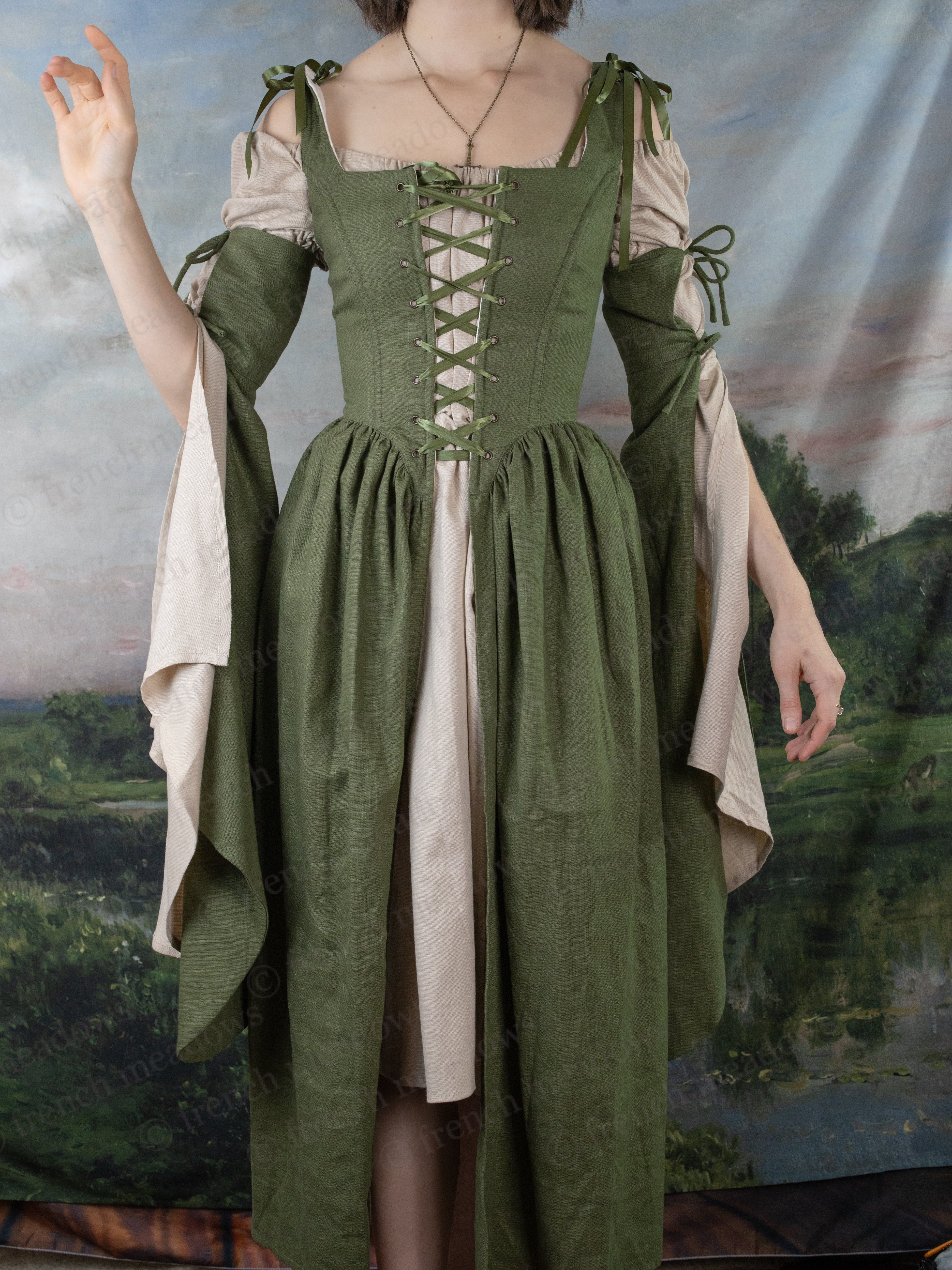 Ivy Green Corset Dress - Image 15