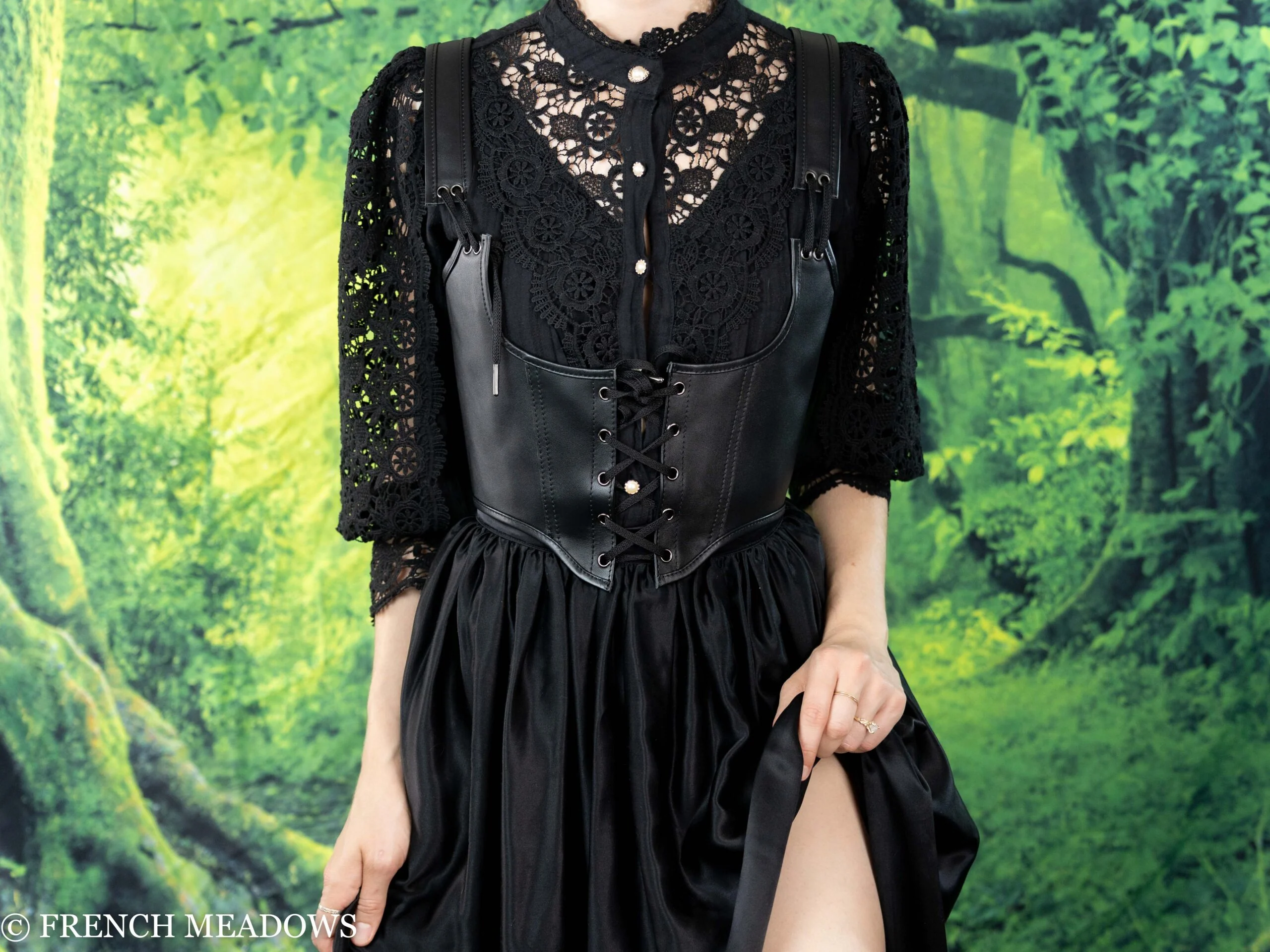 Leather Underbust Corset Belt - Image 13