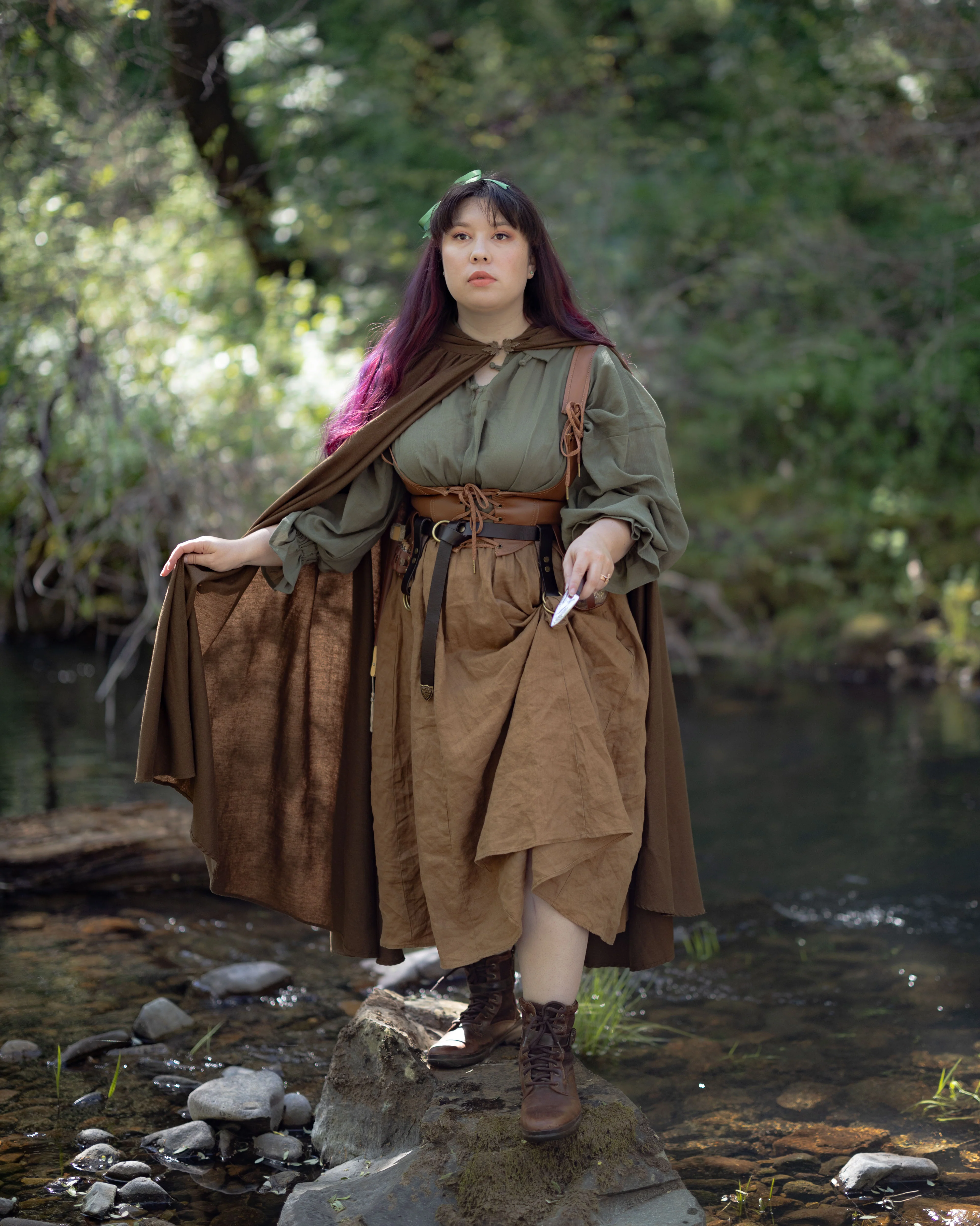 Leather Underbust Corset Belt - Image 3