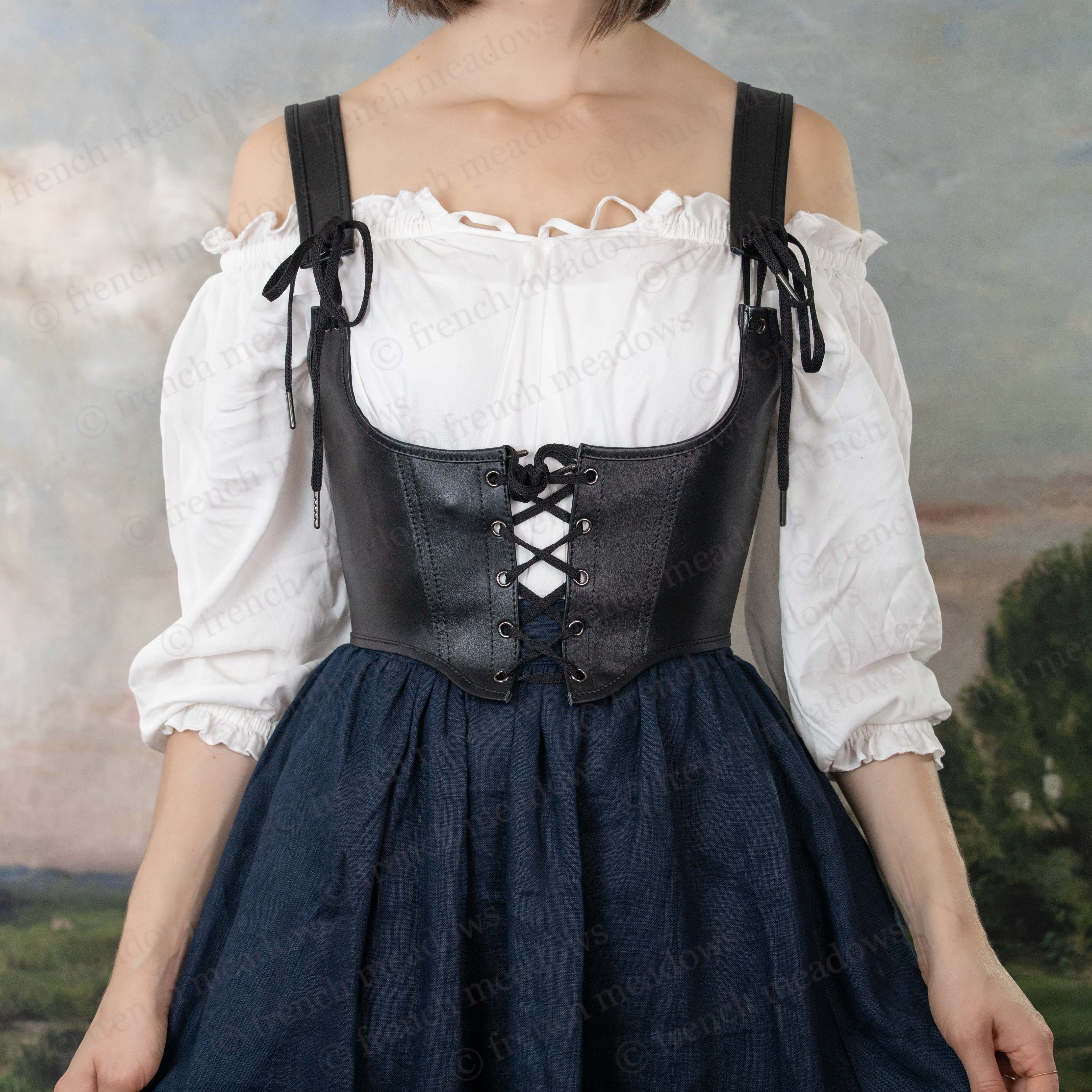 Leather Underbust Corset Belt - Image 6