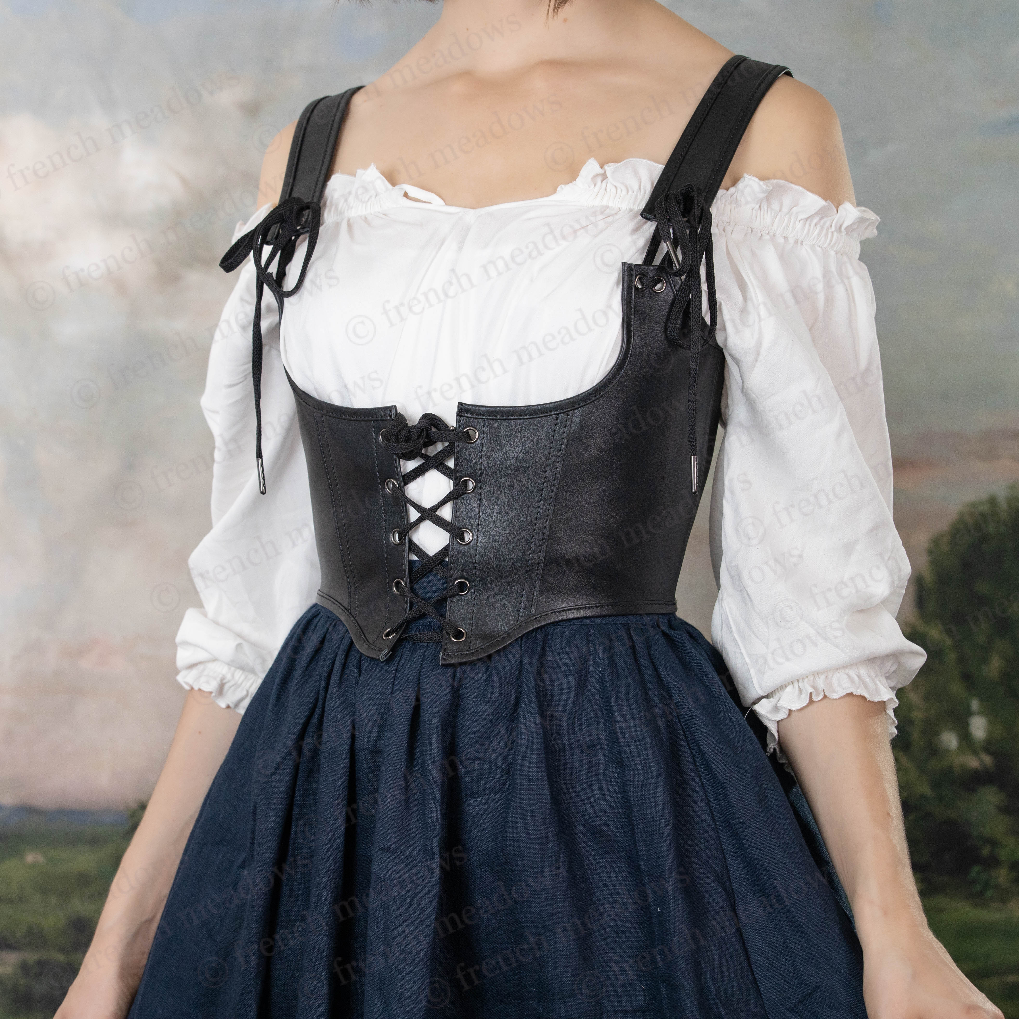 Leather Underbust Corset Belt - Image 7