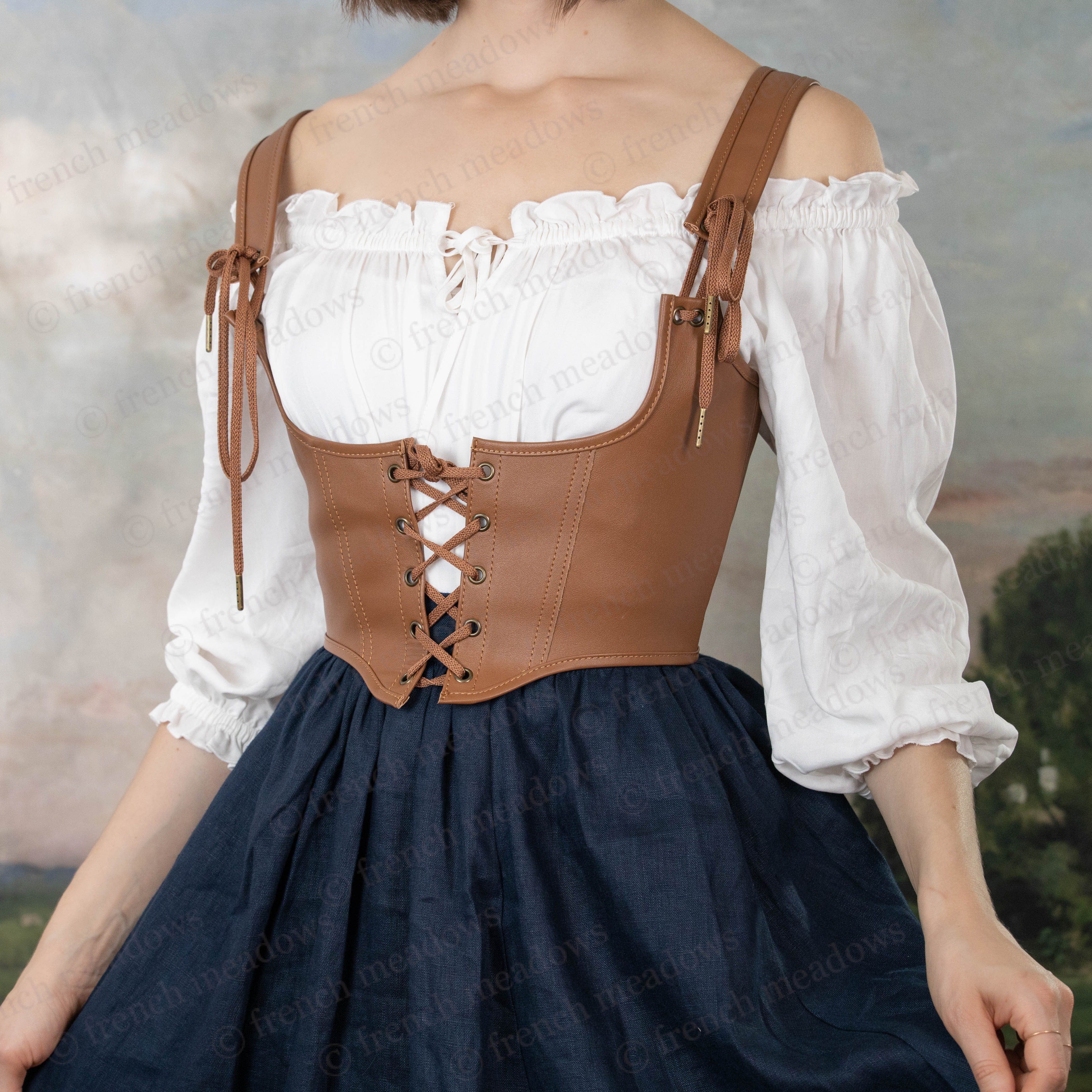 Leather Underbust Corset Belt - Image 8
