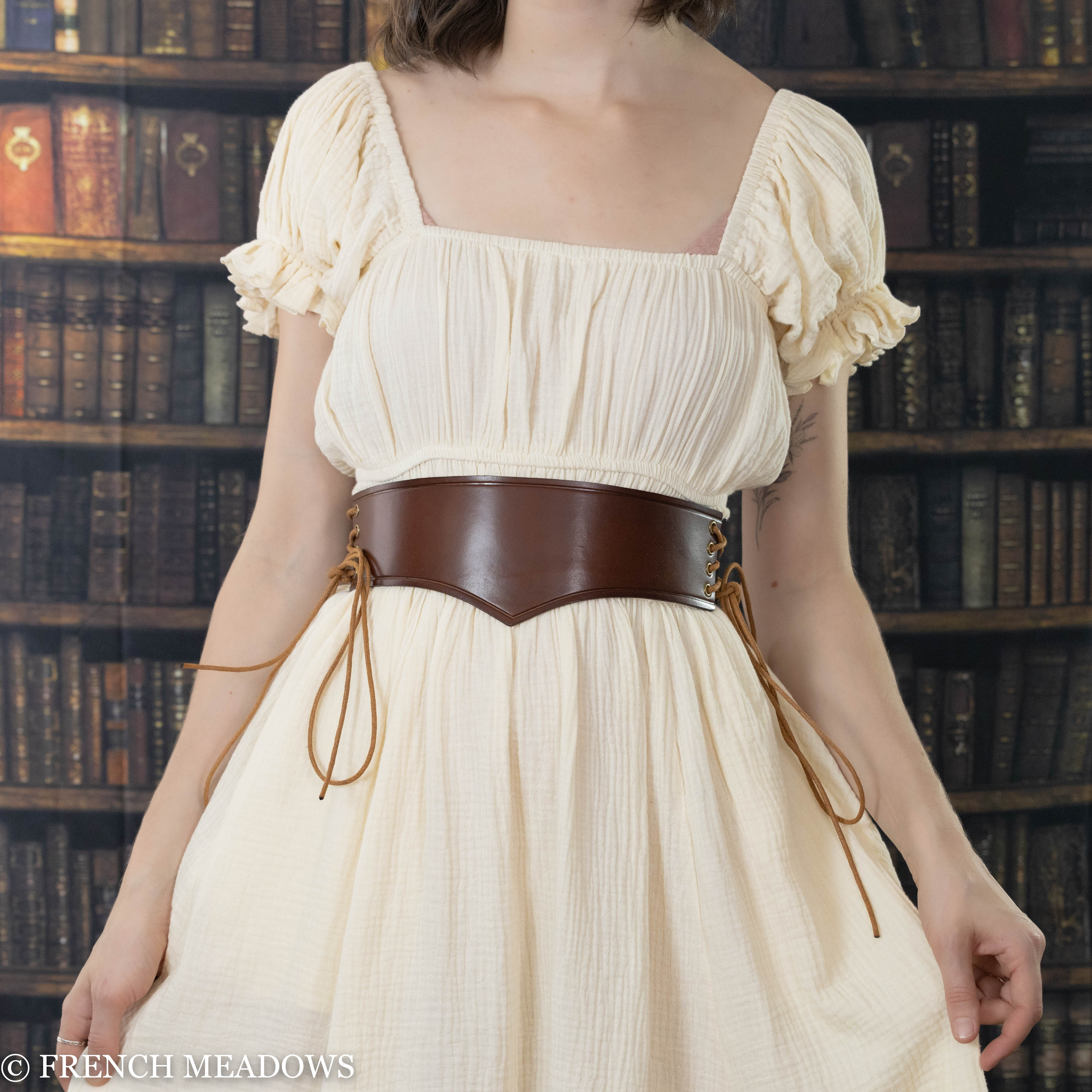 Wide Leather Waist Belt - Image 10