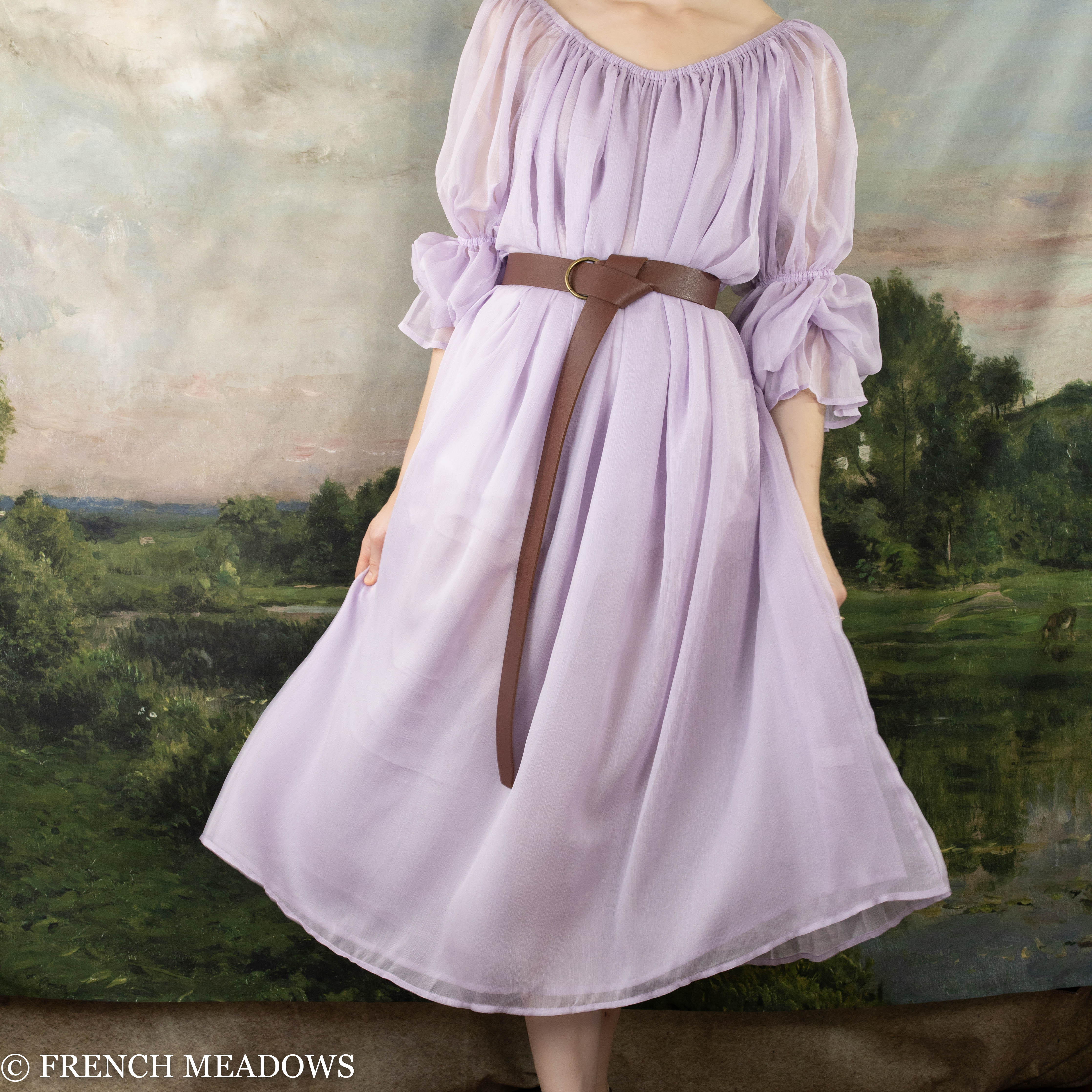 Lilac Chiffon Chemise - Image 14