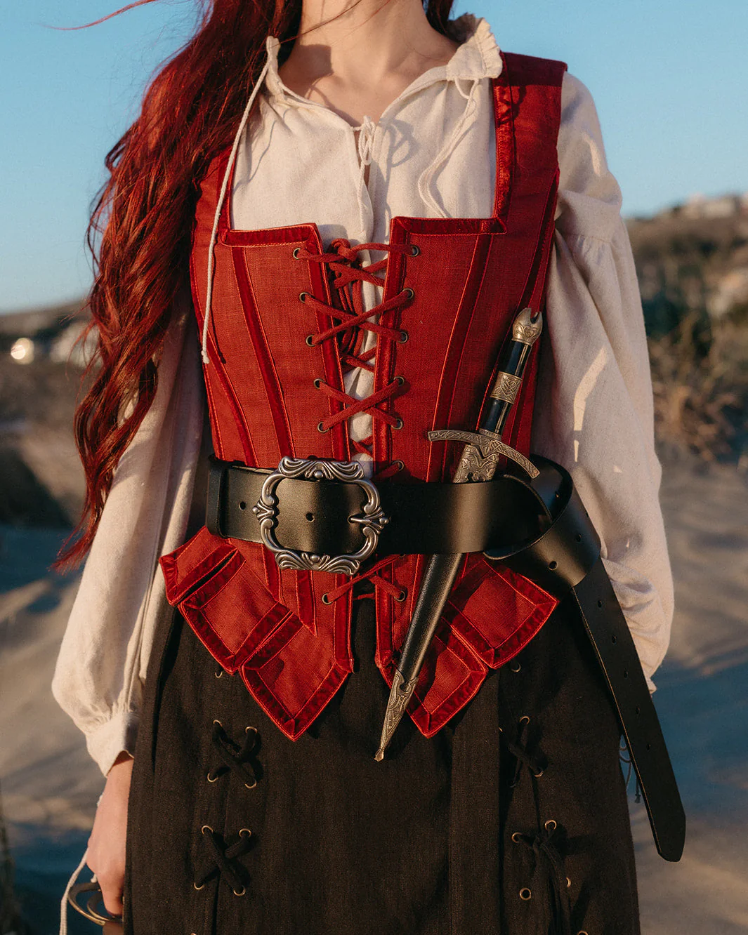 Red Pirate Doublet - Image 14