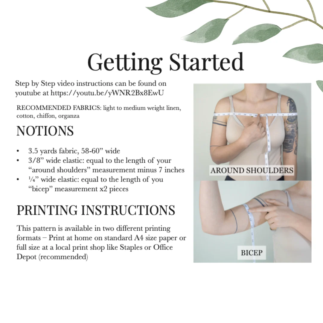 Renaissance Chemise Sewing Pattern - Image 4