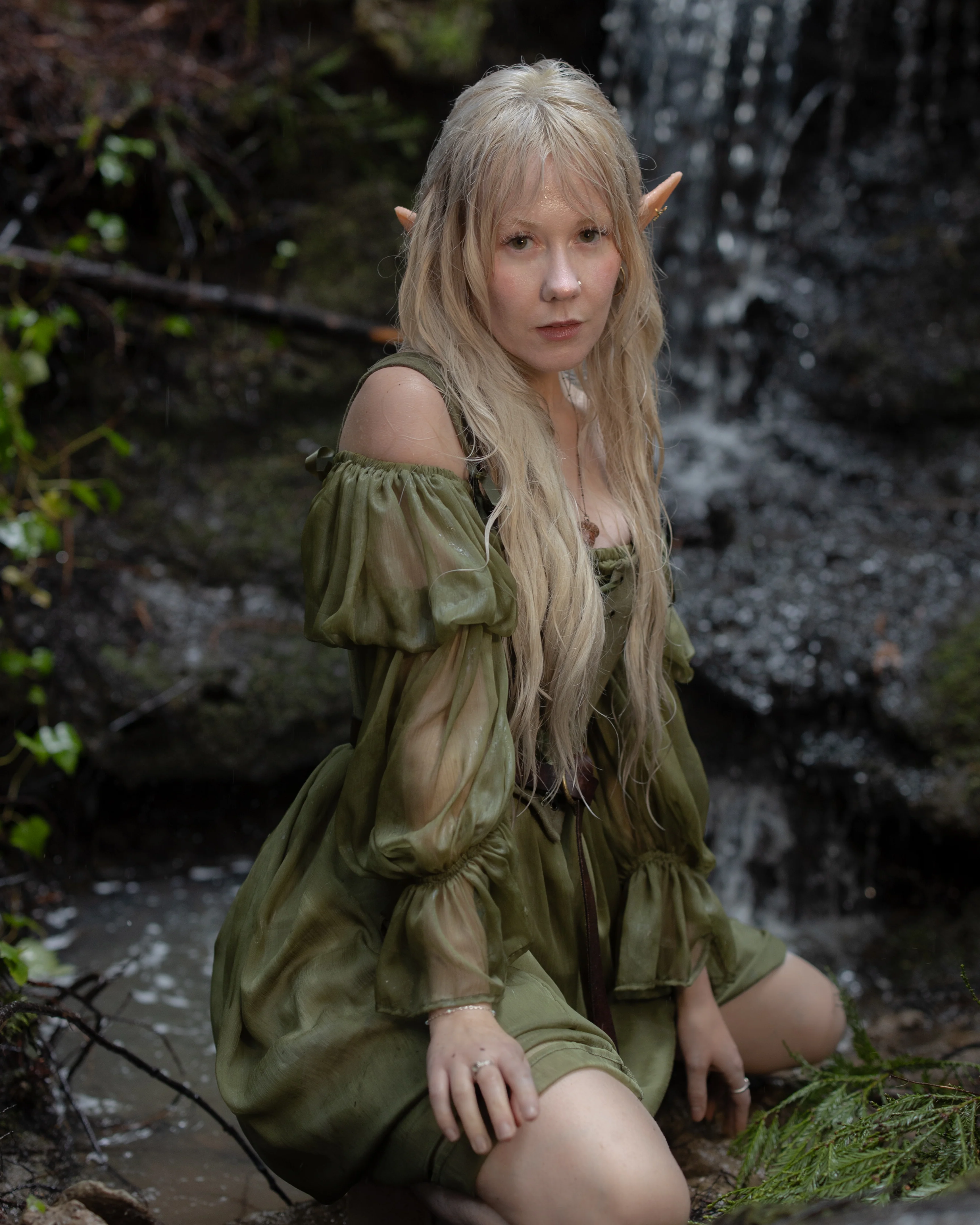 Sage Chiffon Chemise - Image 6