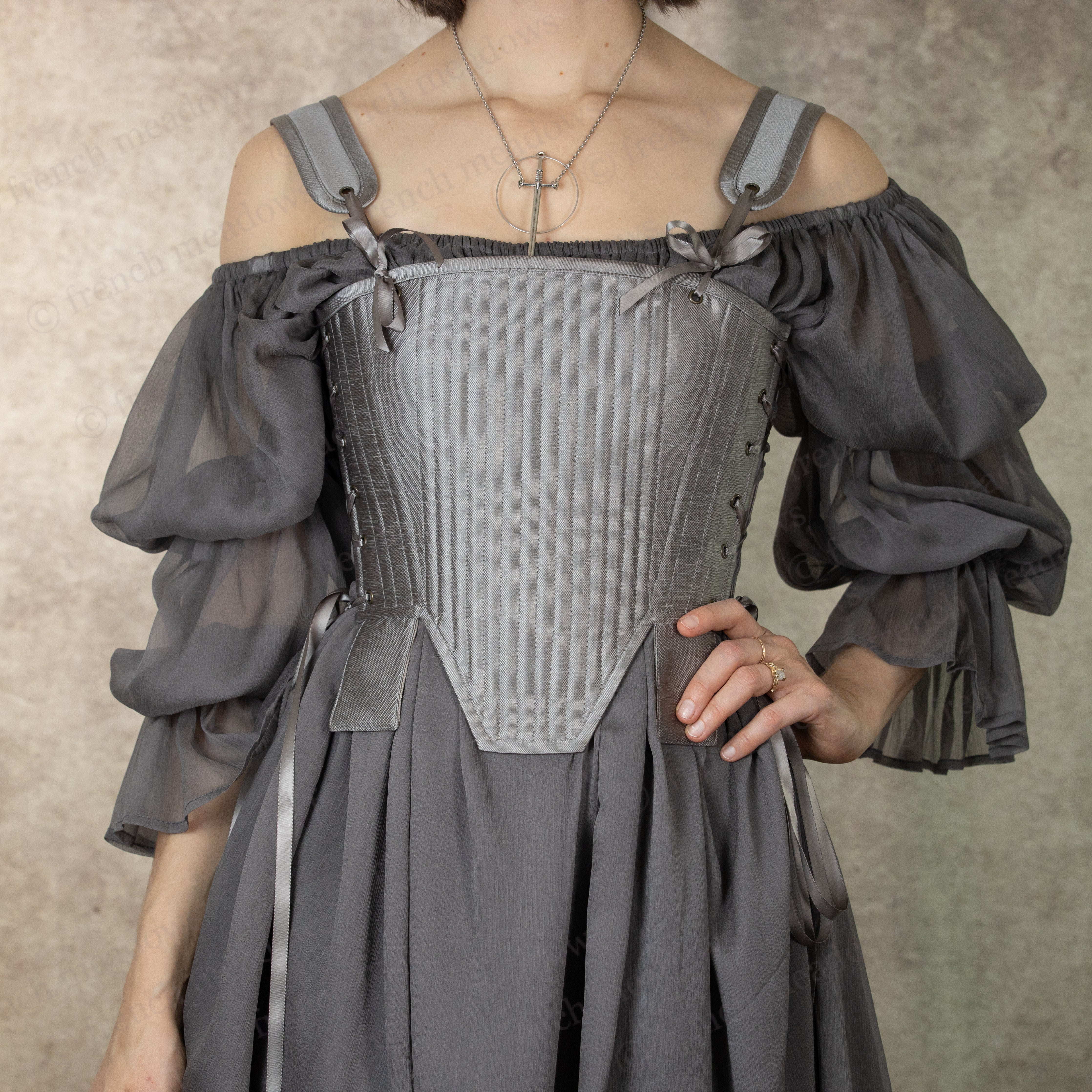 Silver Tabbed Tudor Stays - Image 11