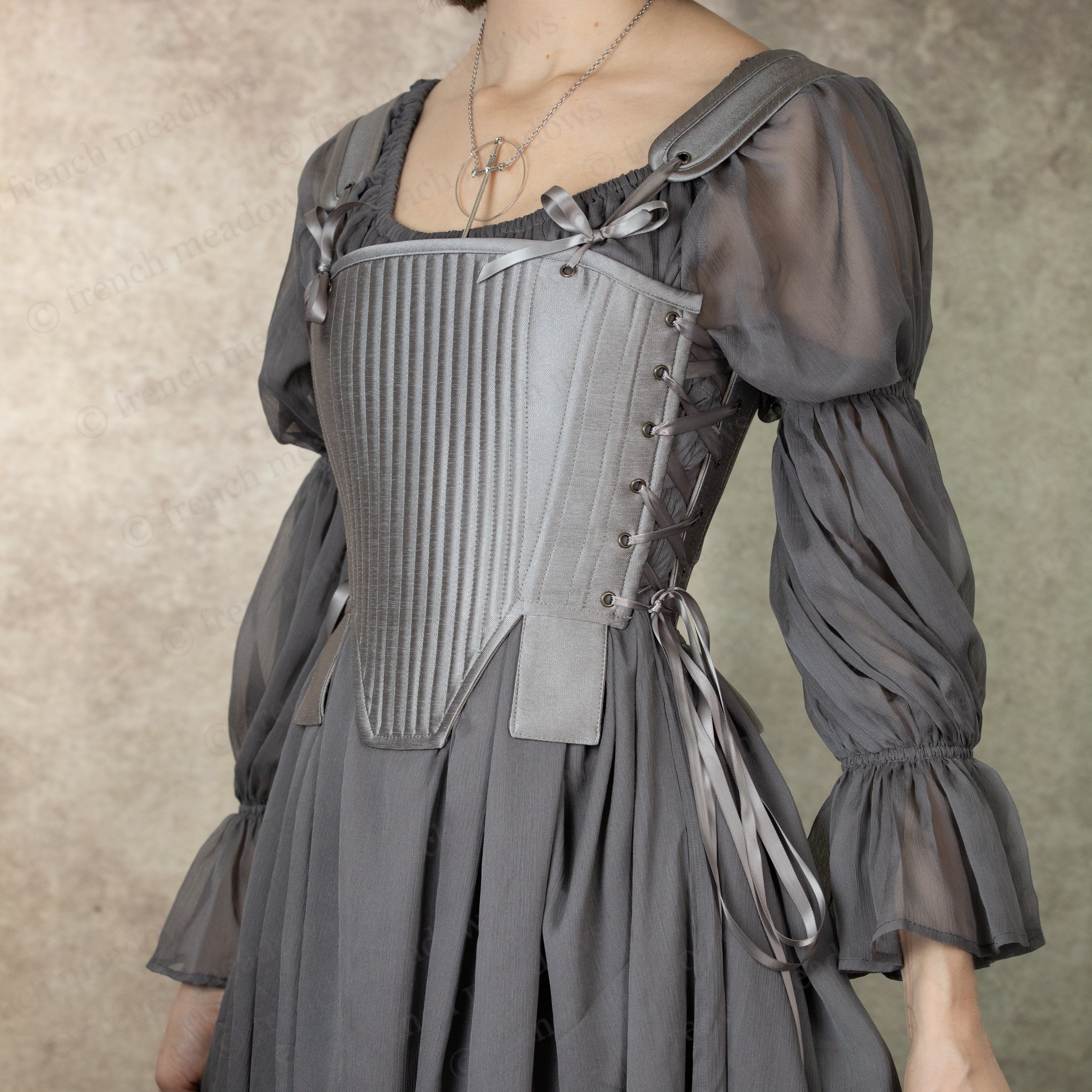 Silver Tabbed Tudor Stays - Image 8